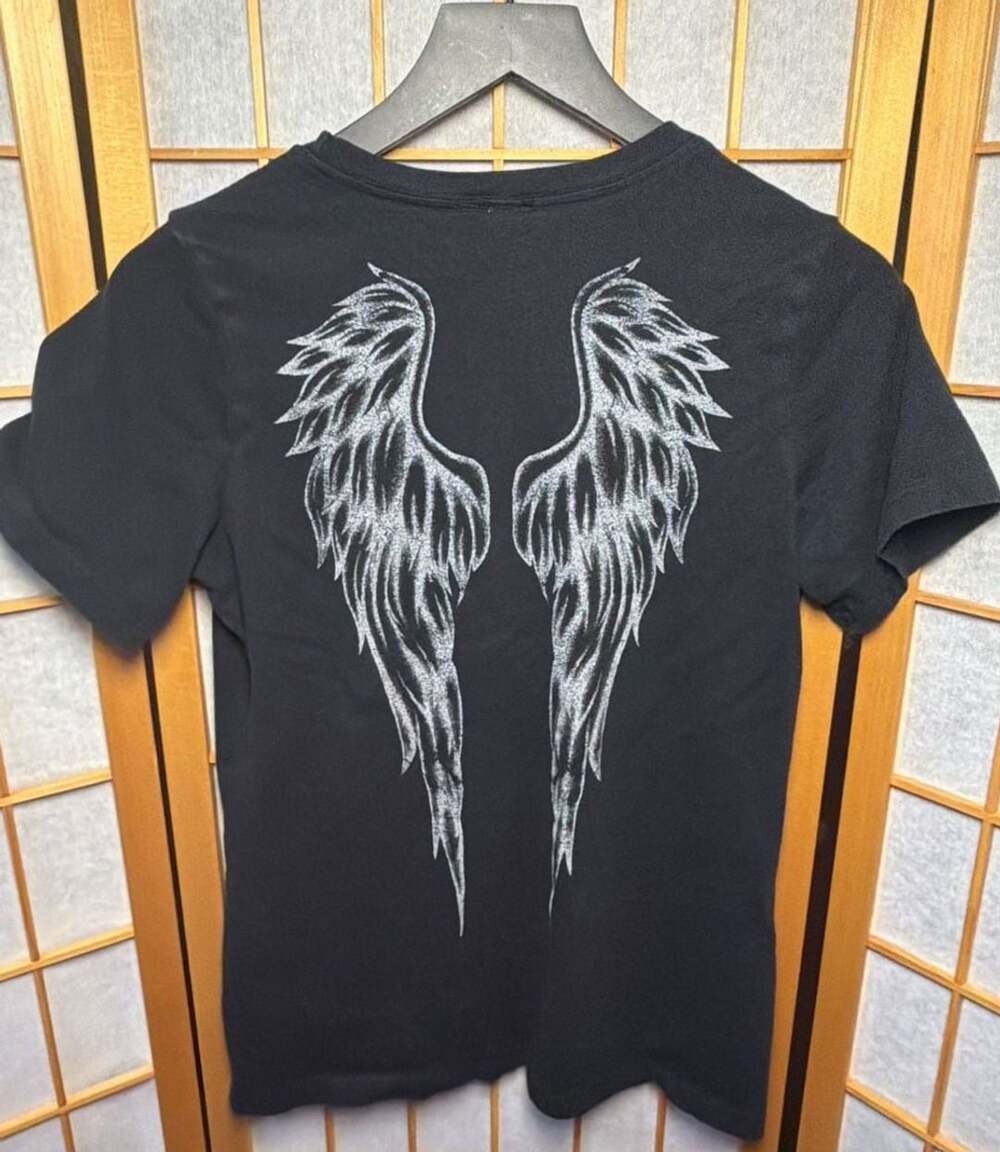 Harley-Davidson Cafe Las Vegas T-Shirt Size Medium Black Wings